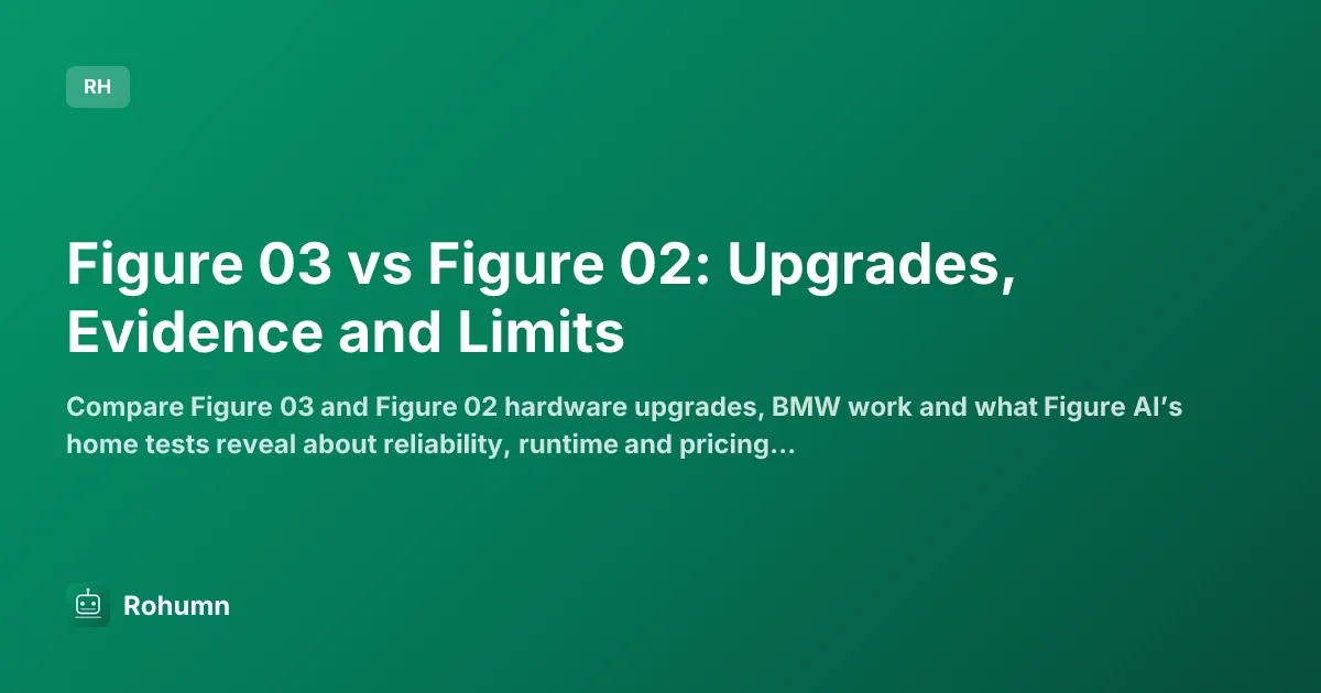 Figure 03 vs Figure 02: Upgrades, Evidence and Limits